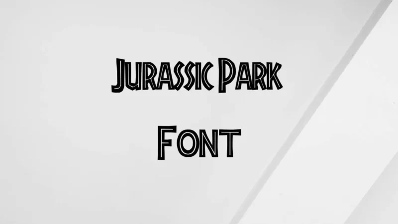 Jurassic Park Font Free Download