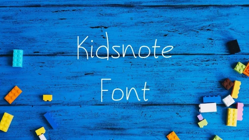 Kids Note Font Free Download