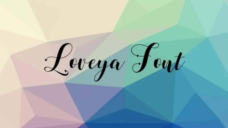 Loveya Font Free Download