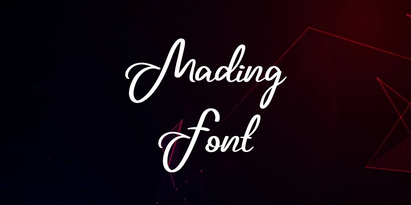 Mading Font Free Download