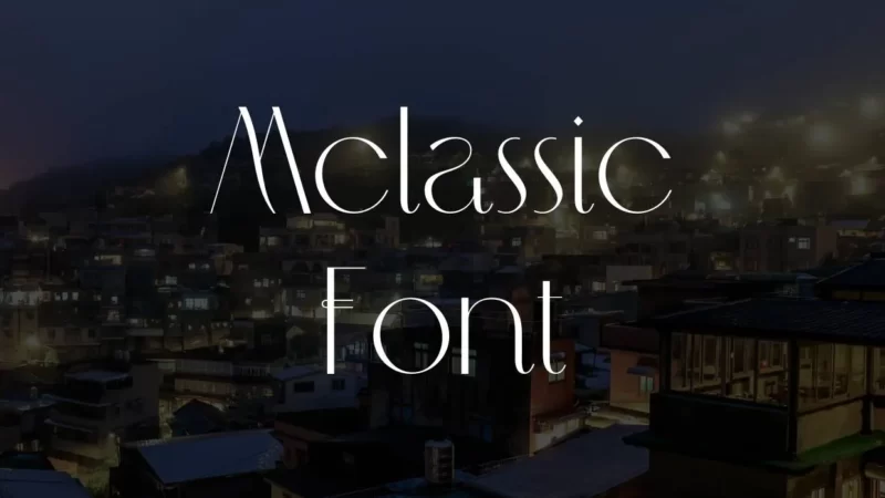 Mclassic Font Free Download