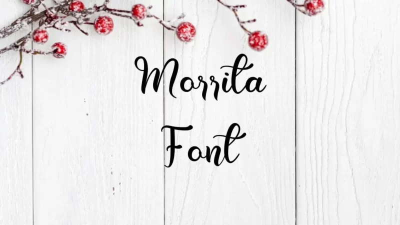 Morrita Font Free Download