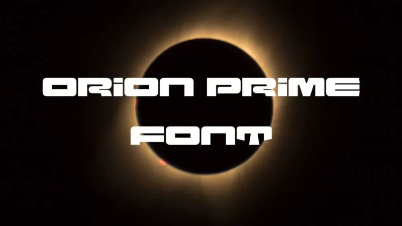 Orion Prime Font Free Download