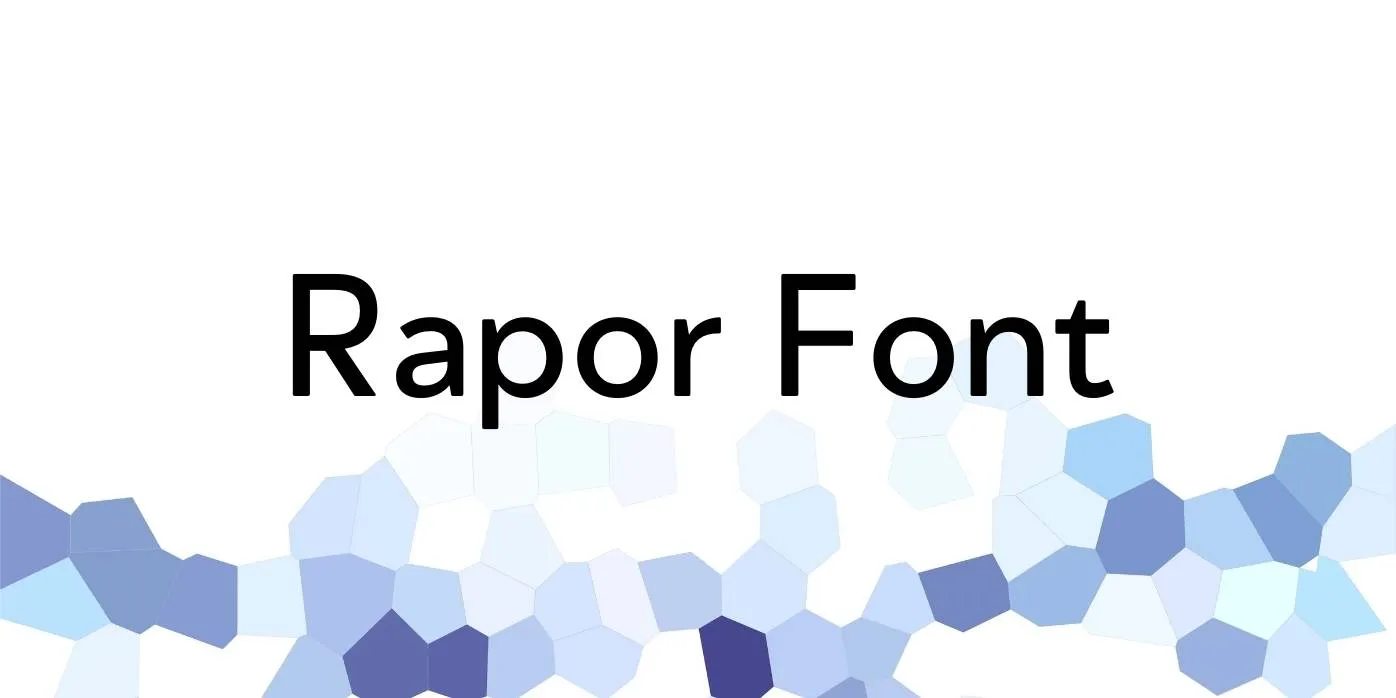 Rapor Font Free Download