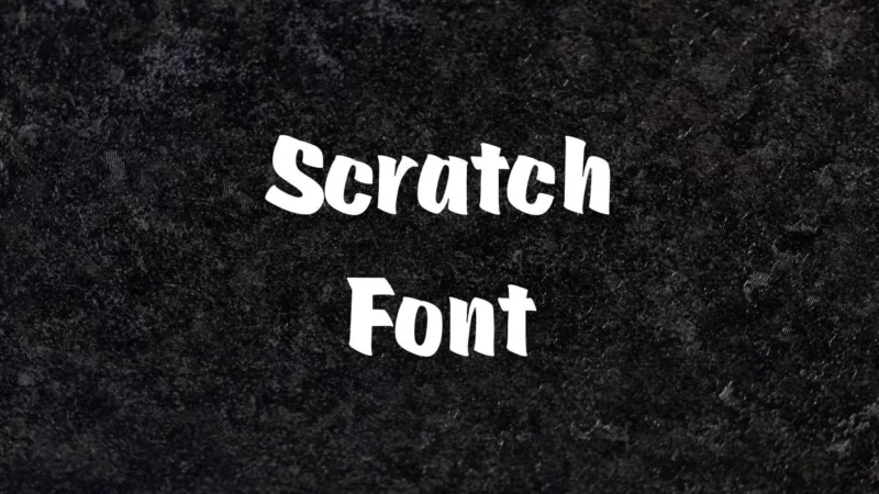 Scratch Font Free Download