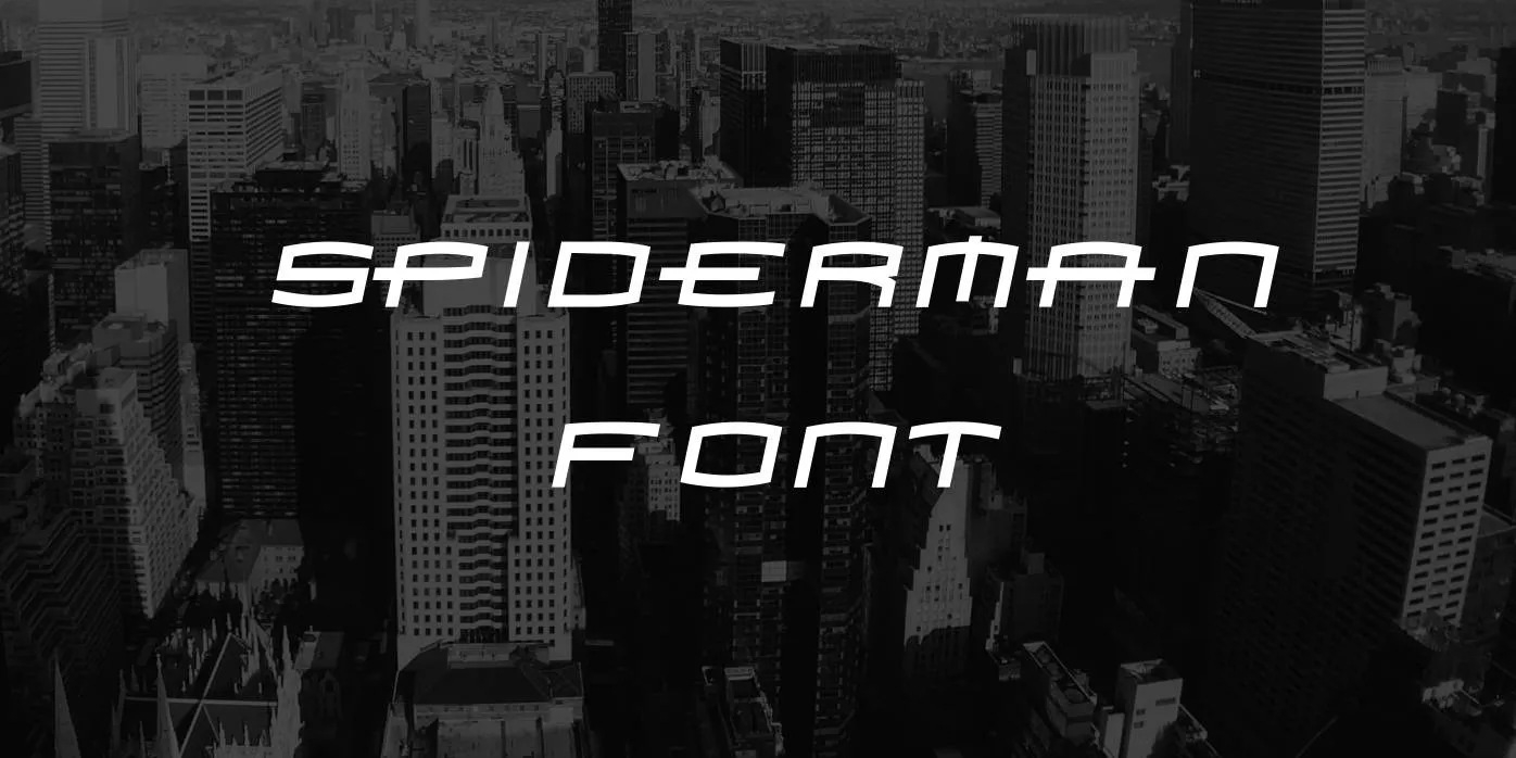 Spiderman Font Free Download