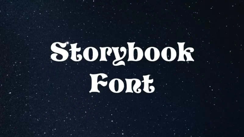 Storybook Font Free Download