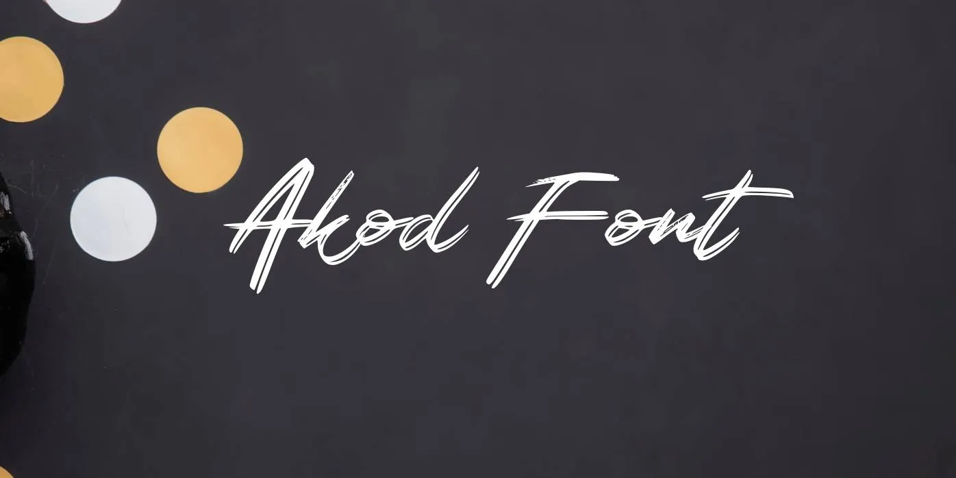 Akod Font Free Download