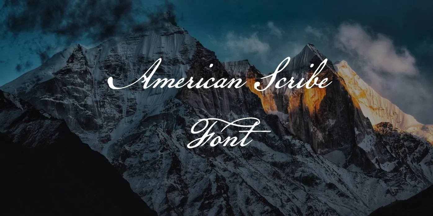 American Scribe Font Free Download