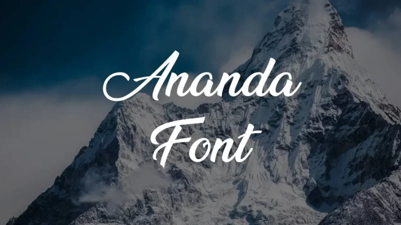 Ananda Font Free Download