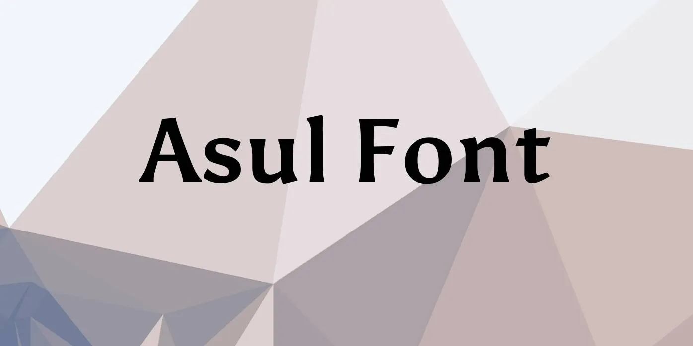 Asul Font Free Download