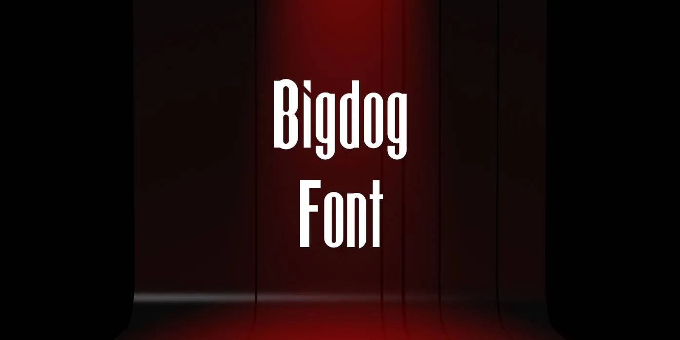 Bigdog Font Free Download