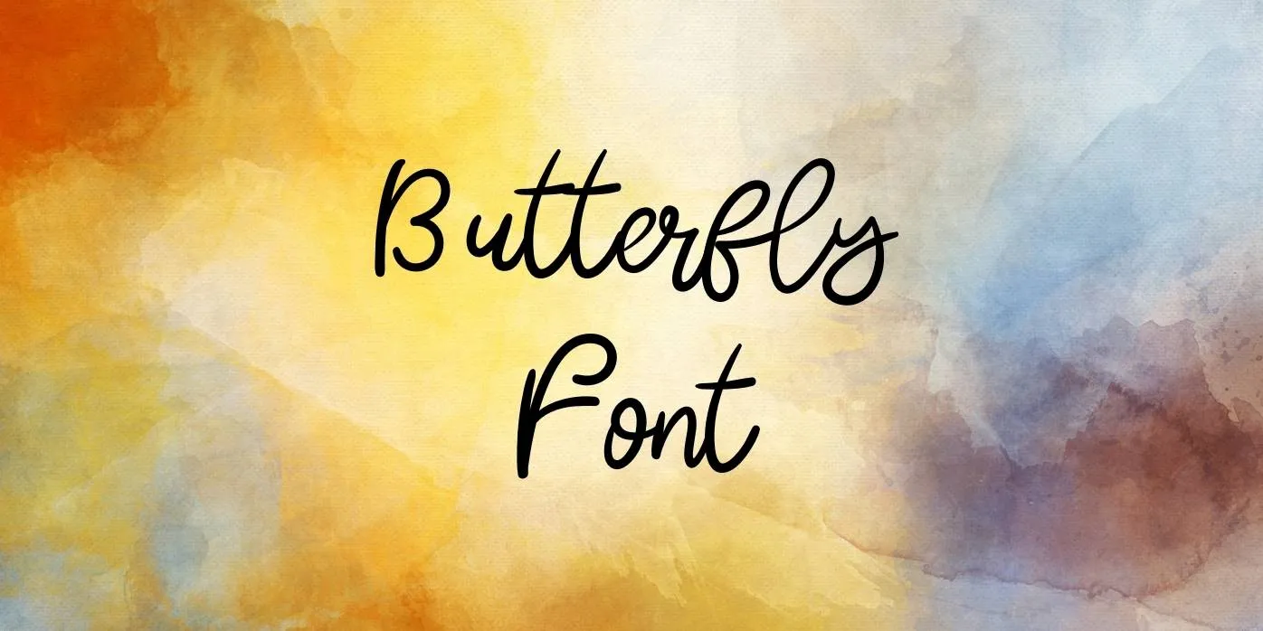 Butterfly Font Free Download