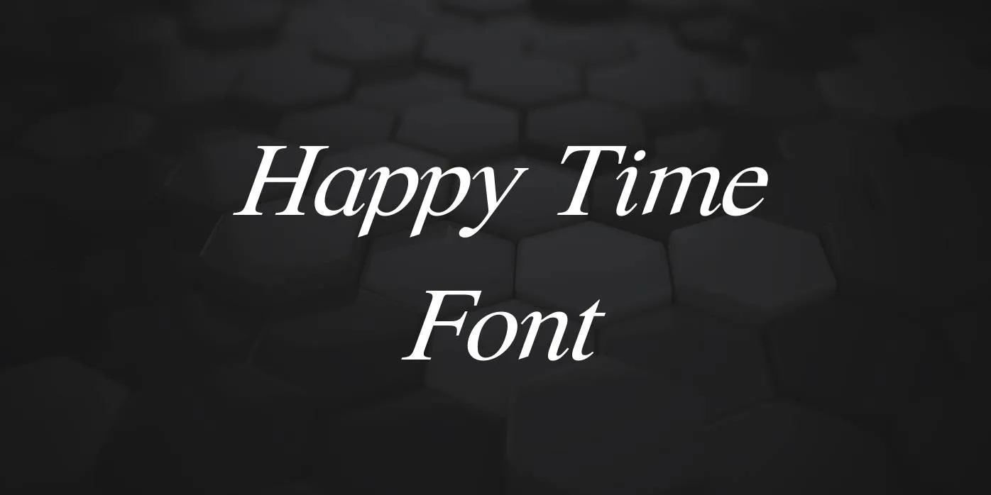 Happy Time Font Free Download