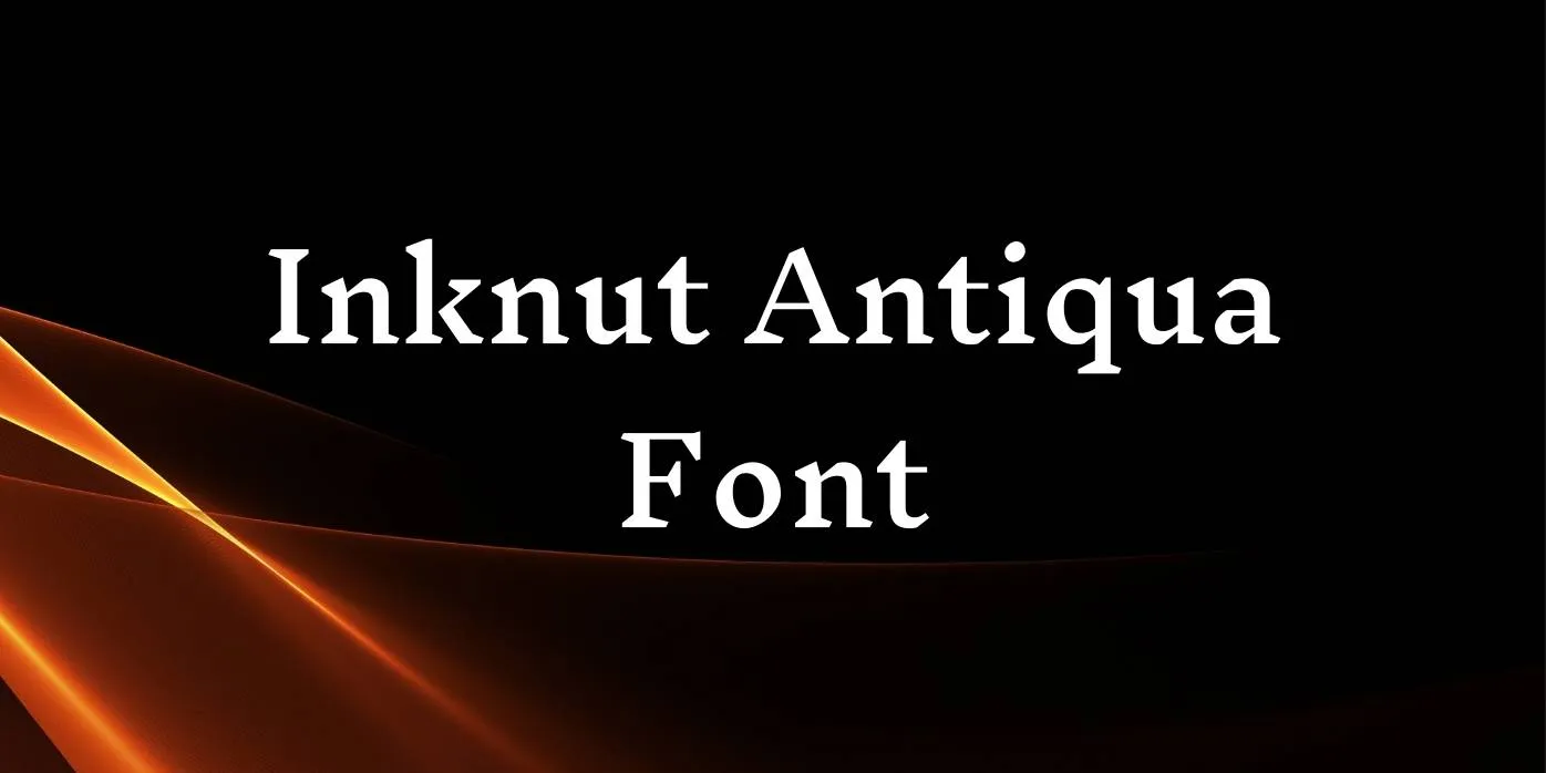 Inknut Antiqua Font Free Download