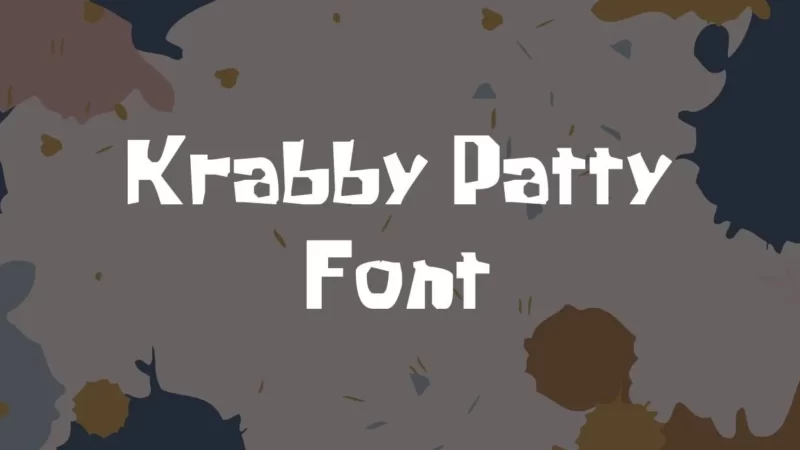 Krabby Patty Font Free Download