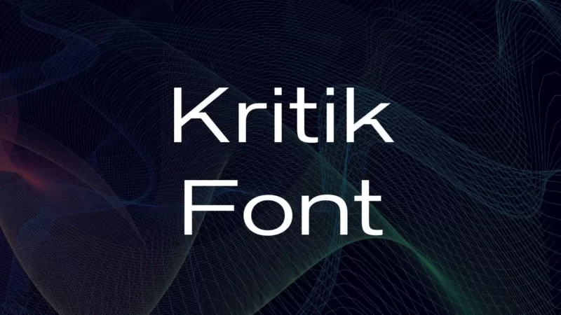 Kritik Font Free Download