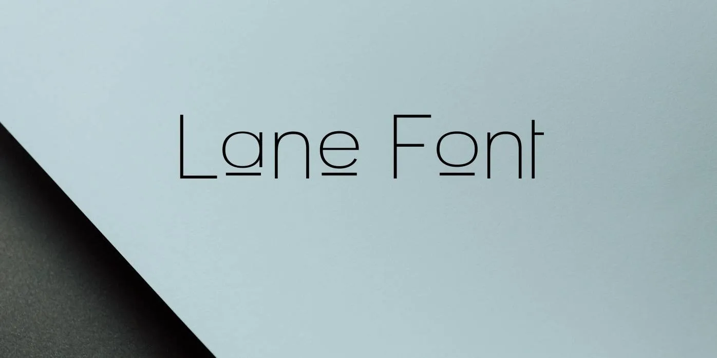 Lane Font Free Download