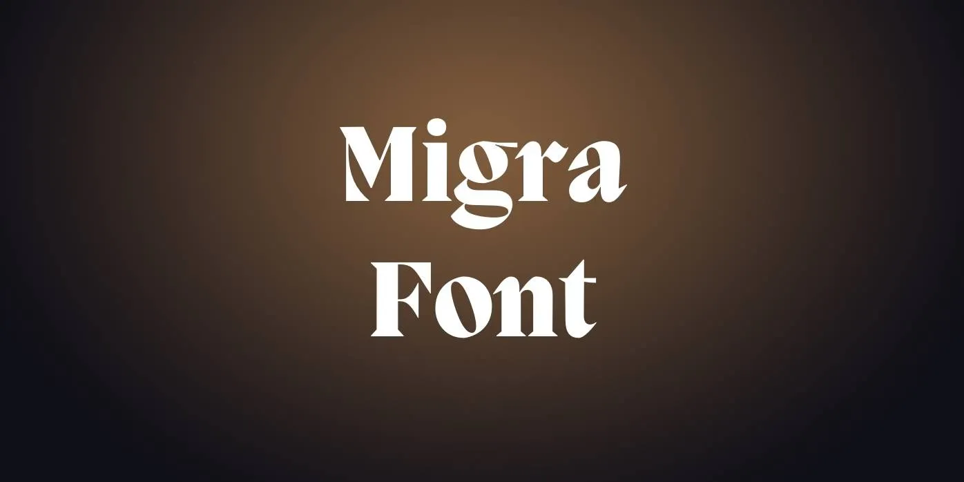 Migra Font Free Download