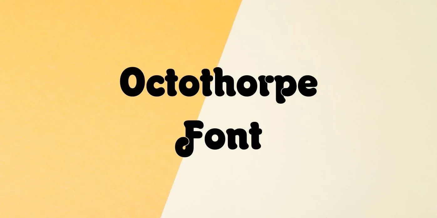 Octothorpe Font Free Download