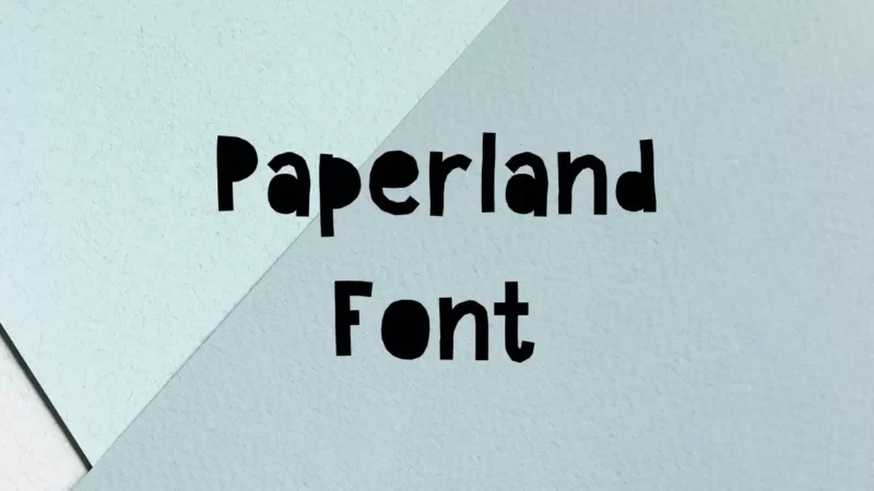 Paperland Font Free Download