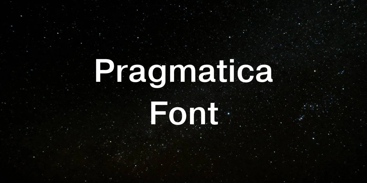 Pragmatica Font Free Download