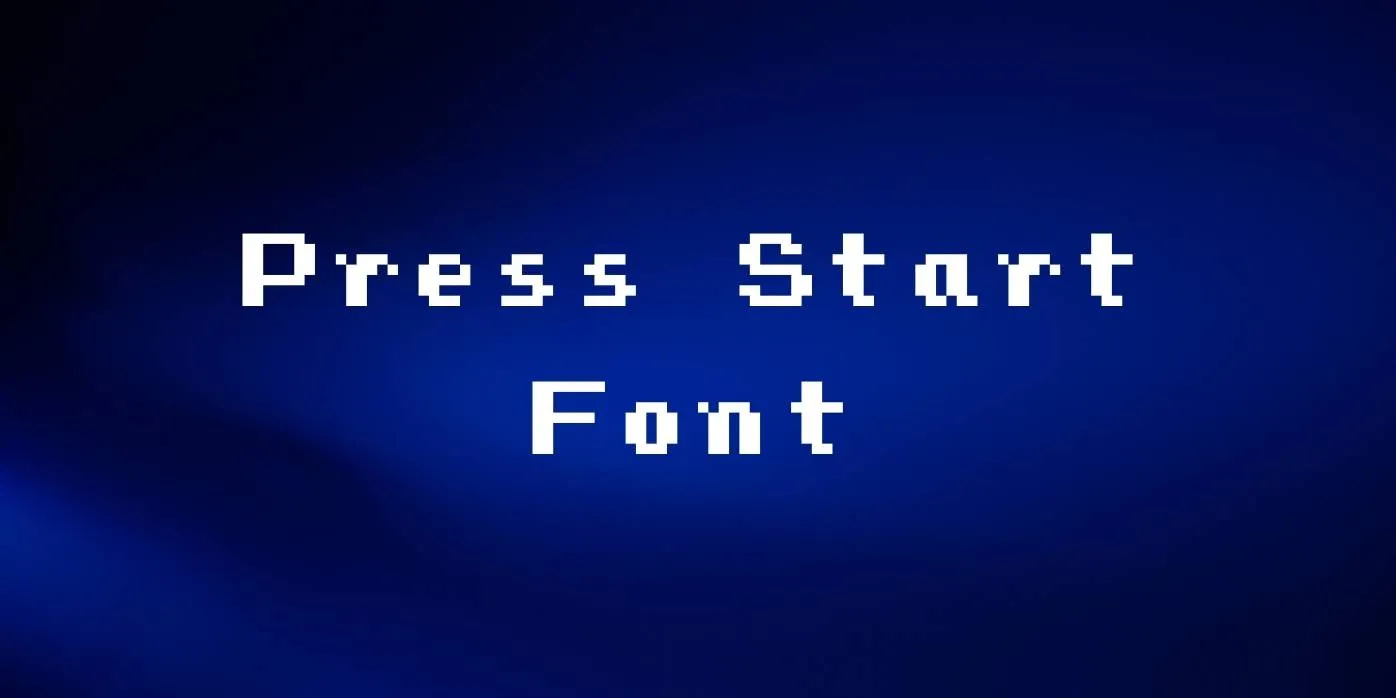 Press Start Font Free Download