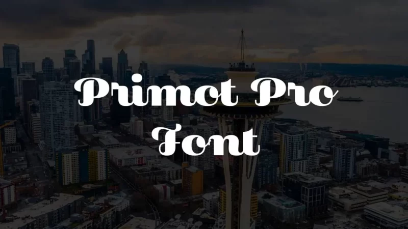 Primot Pro Font Free Download