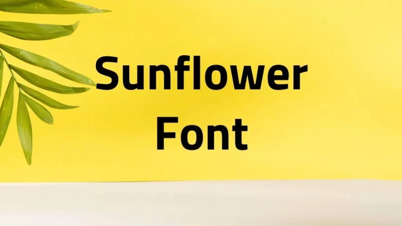Sunflower Font Free Download