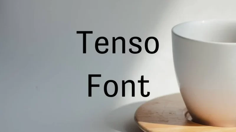 Tenso Font Free Download