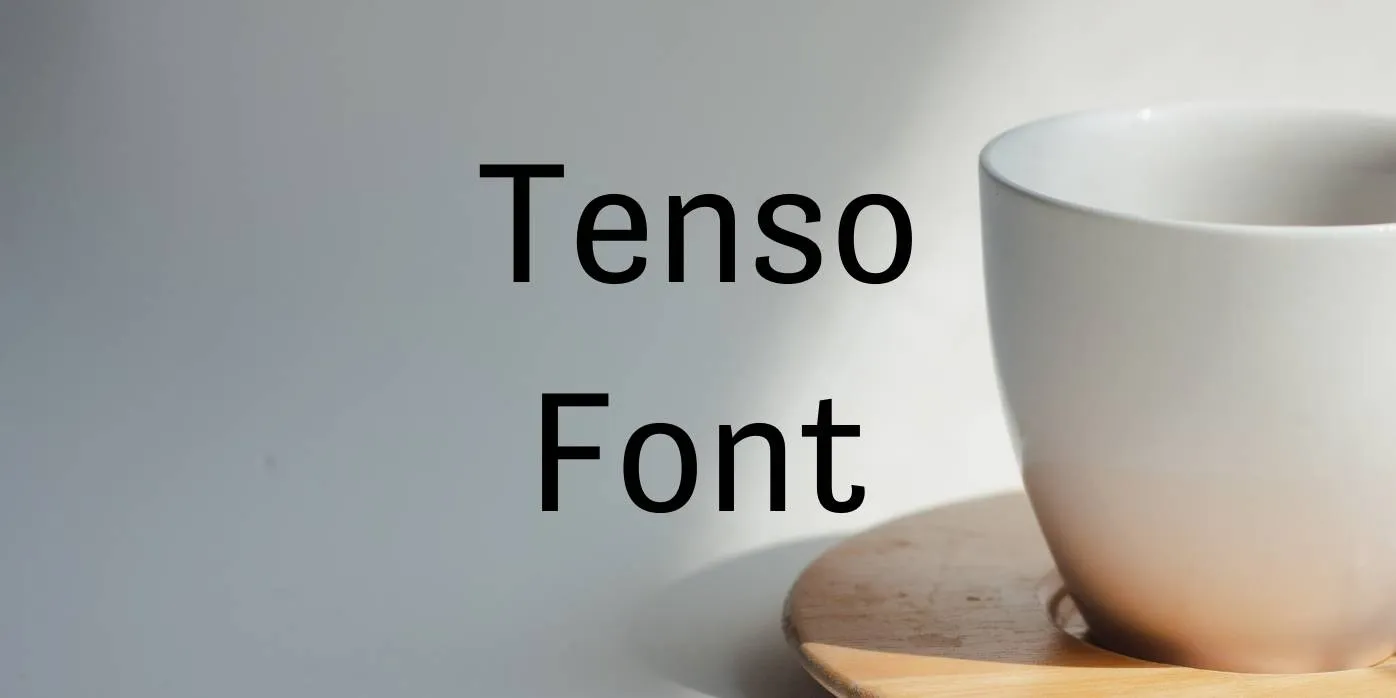 Tenso Font Free Download