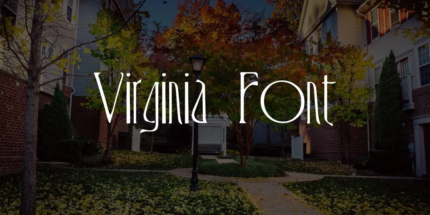 Virginia Font Free Download