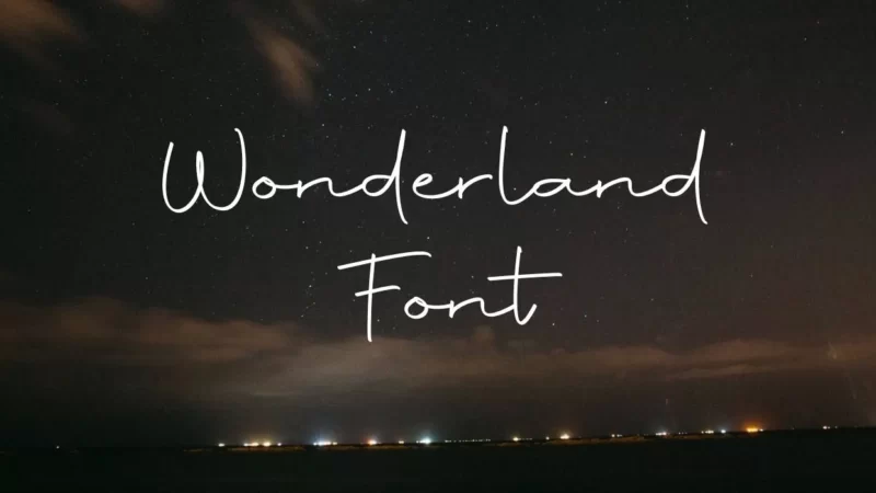 Wonderland Font Free Download