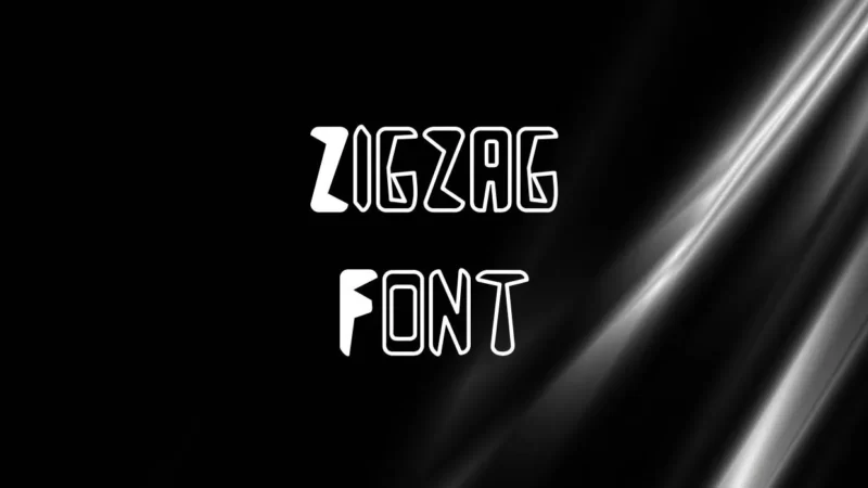 Zigzag Font Free Download