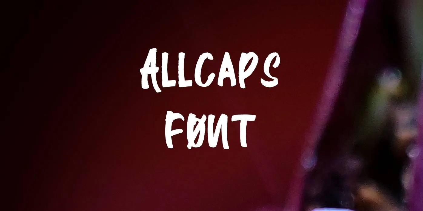 Allcaps Font Free Download