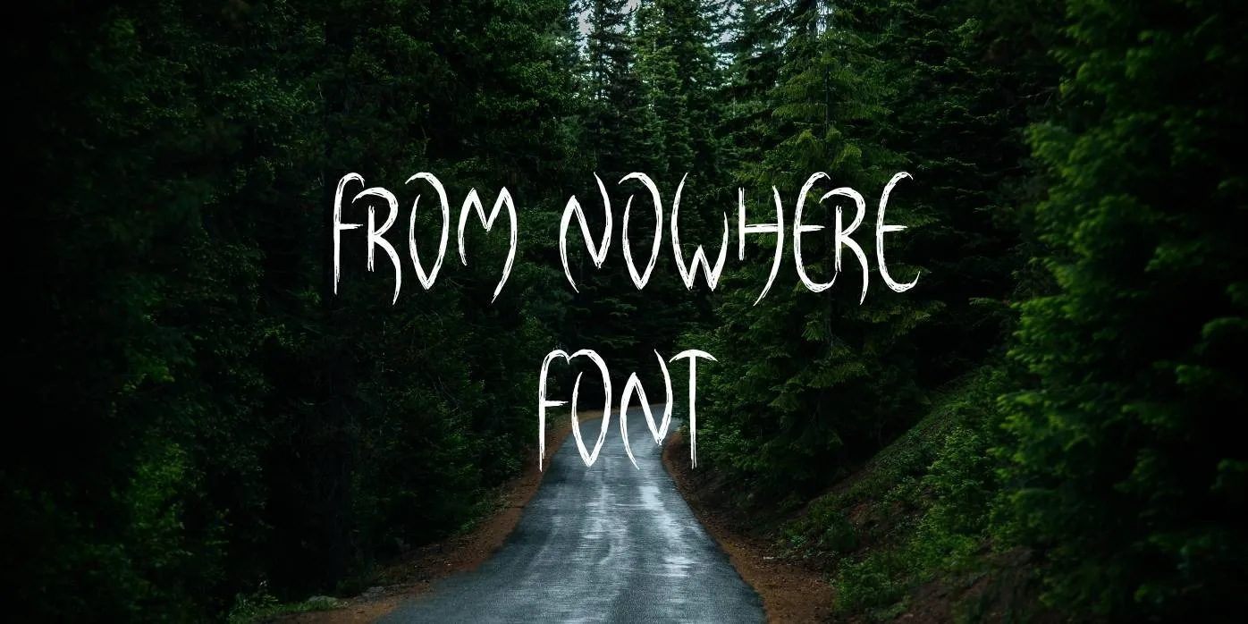 From Nowhere Font Free Download