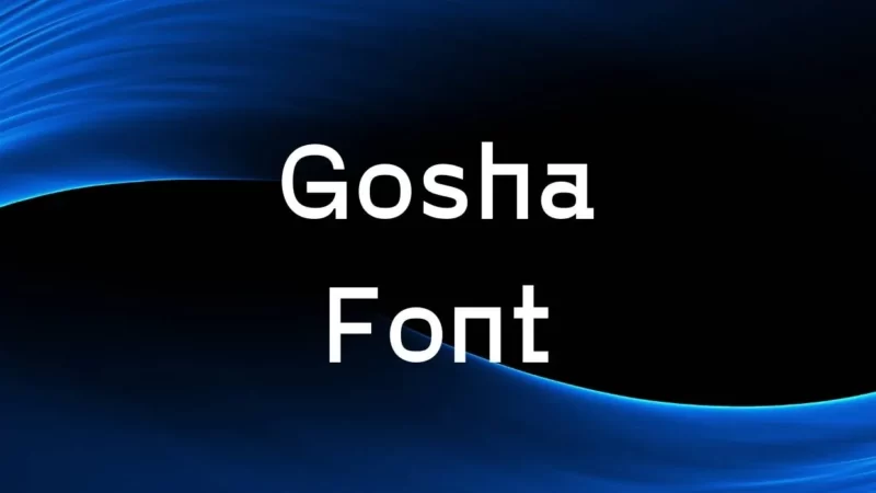 Gosha Font Free Download