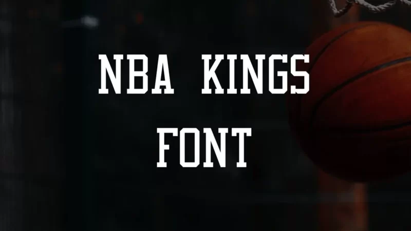 NBA Kings Font Free Download