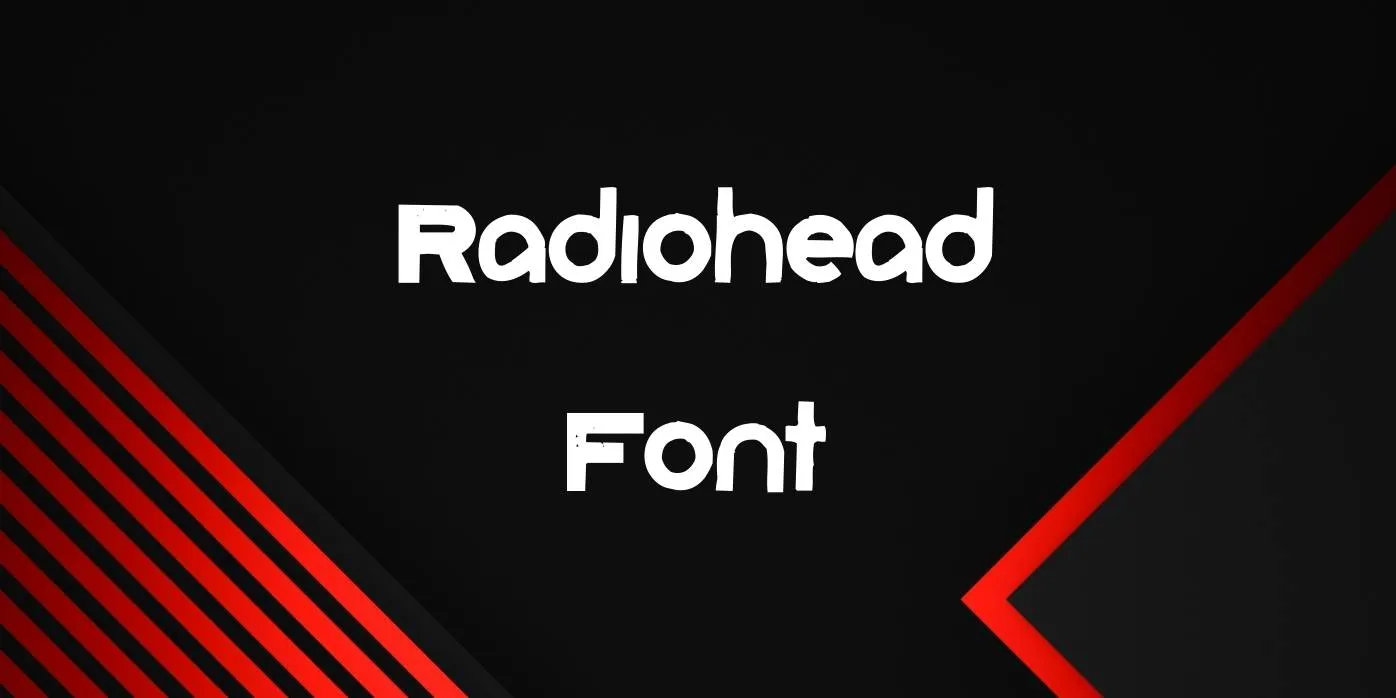 Radiohead Font Free Download