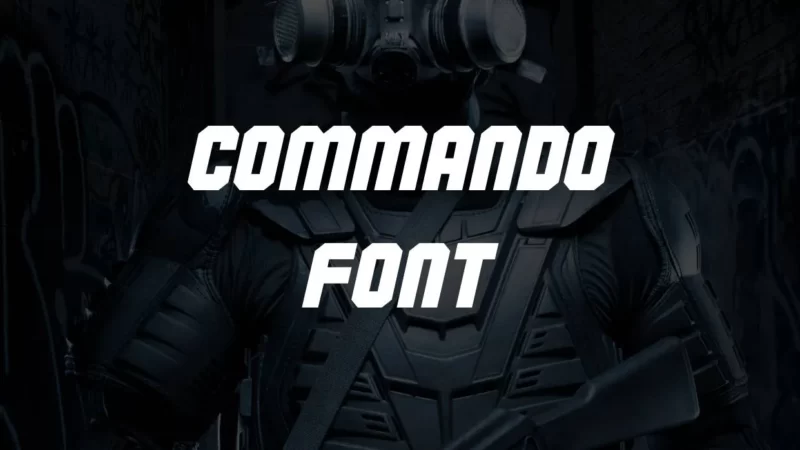 Commando Font Free Download