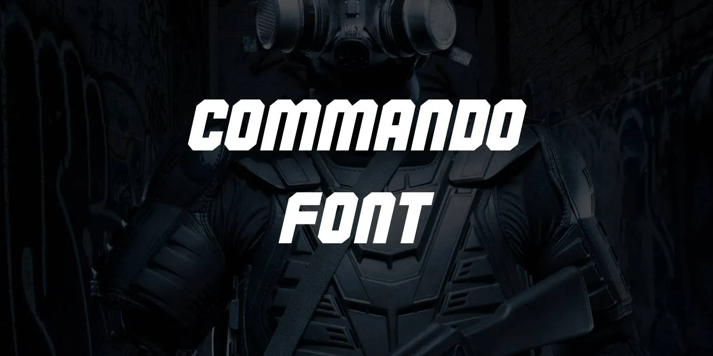 Commando Font Free Download