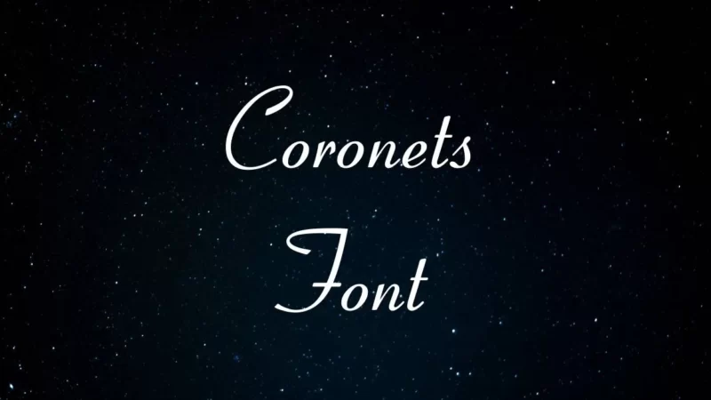 Coronets Font Free Download