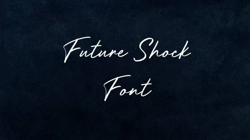 Future Shock Font Free Download