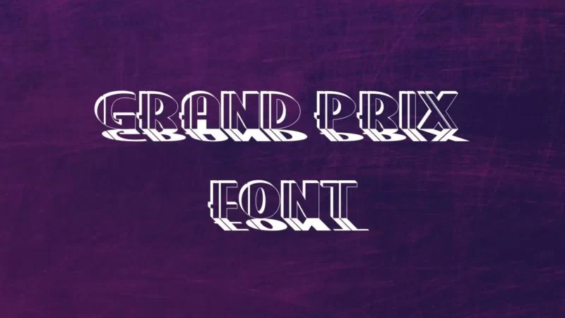 Grand Prix Font Free Download