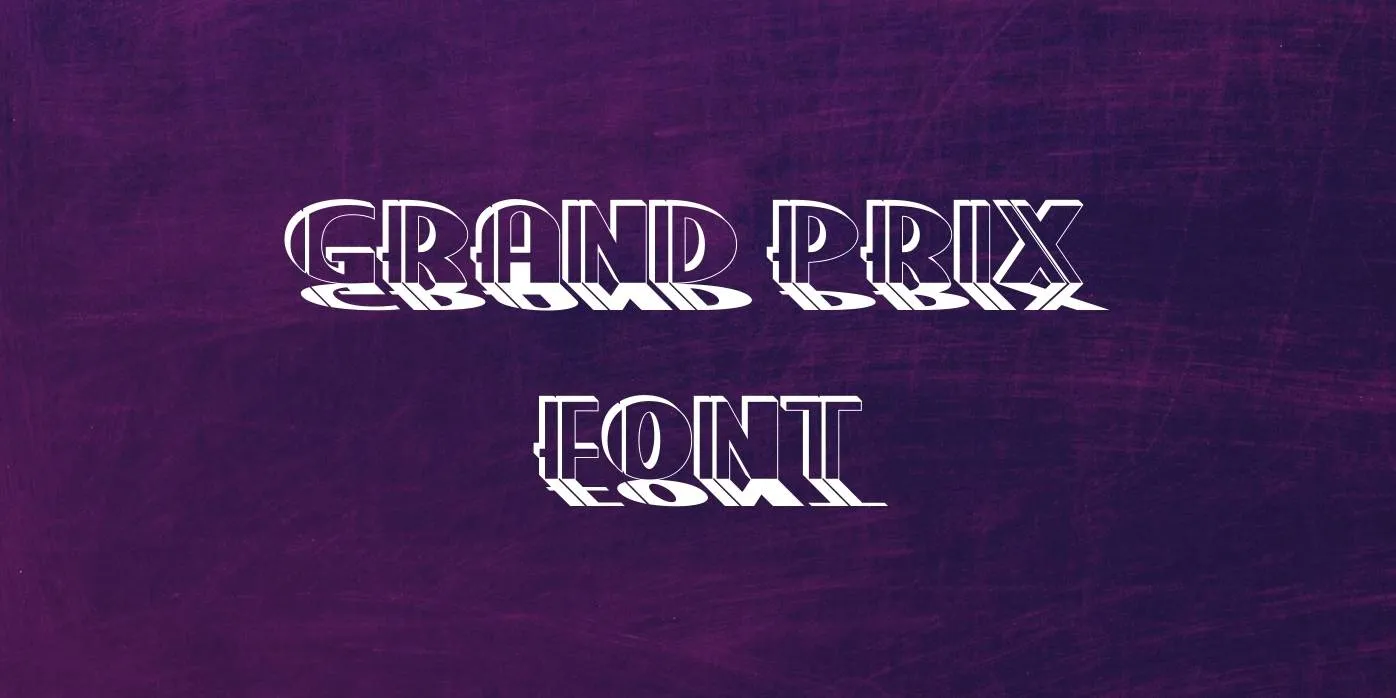 Grand Prix Font Free Download