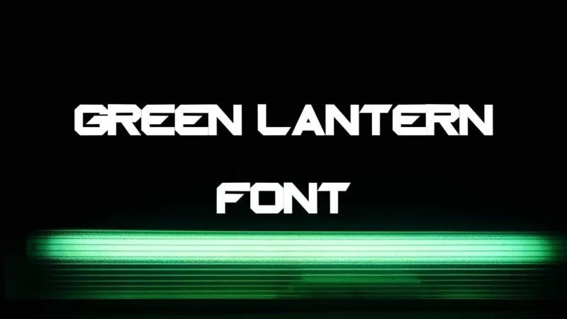 Green Lantern Font Free Download