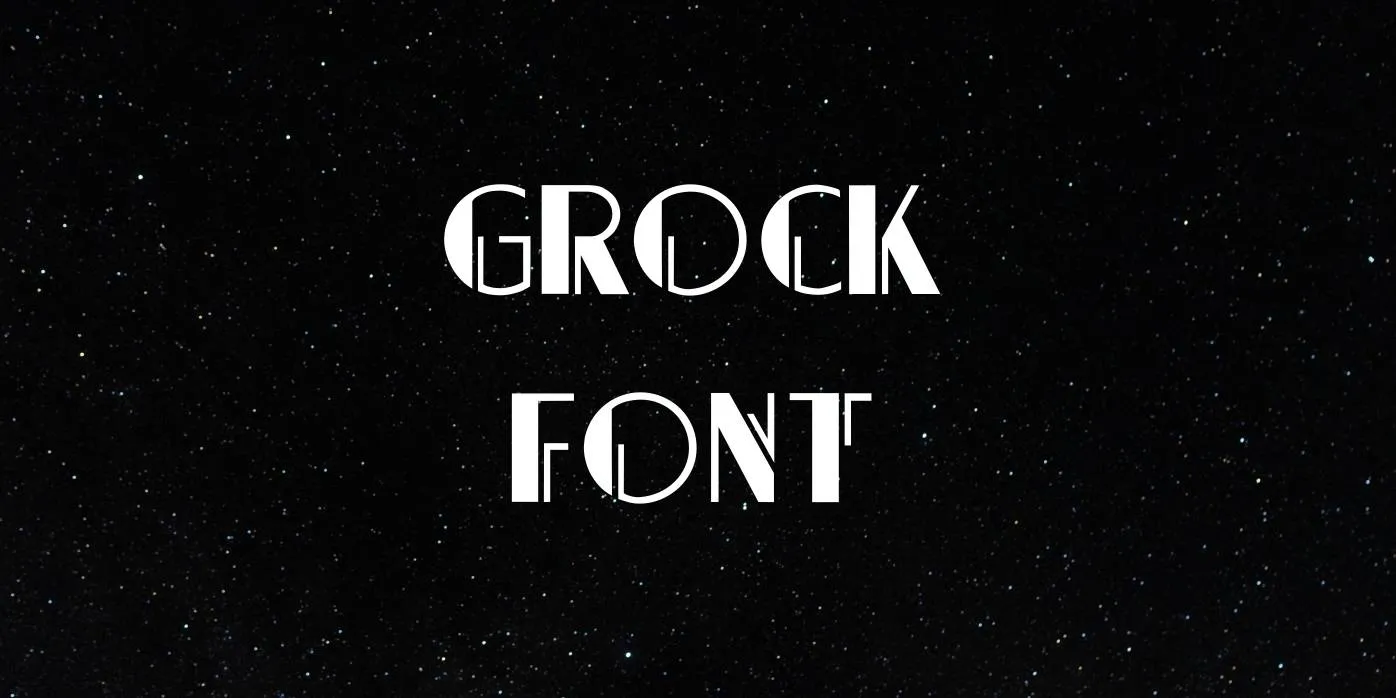 Grock Font Free Download