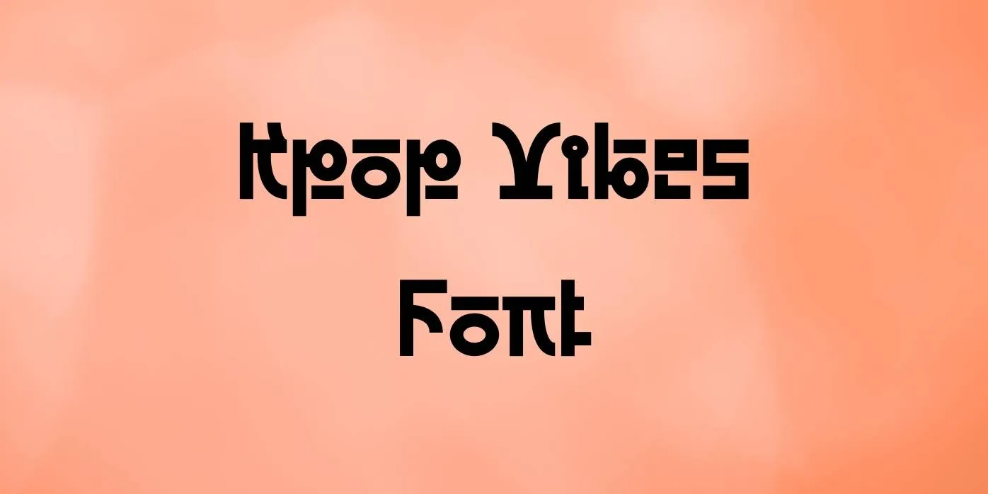 Kpop Vibes Font Free Download