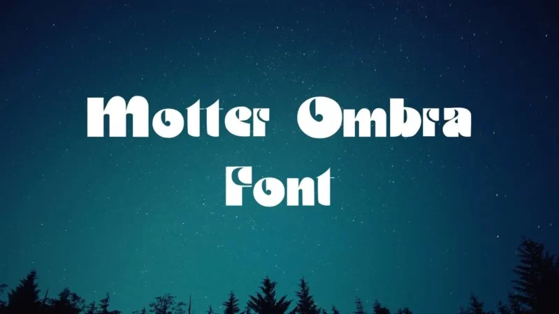 Motter Ombra Font Free Download