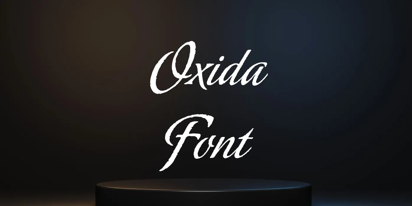 Oxida Font Free Download